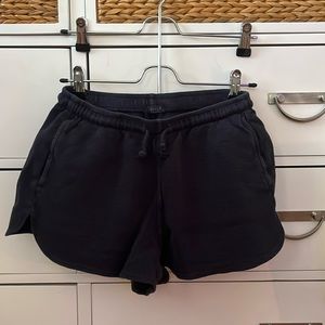 women's brandy melville john galt navy blue summer thermal shorts